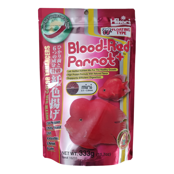 Hikari Blood-Red Parrot Plus | Mini Floating Pellets | 333G - RBM Aquatics